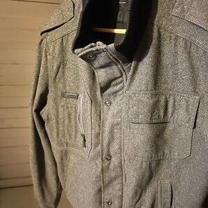 Sean John Charcoal Bomber Jacket